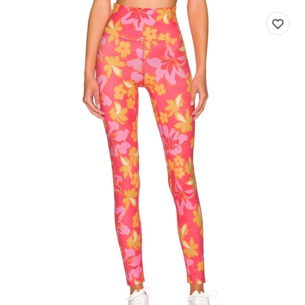 NWT- Beach Riot Piper Leggings- Hula Hibiscus
